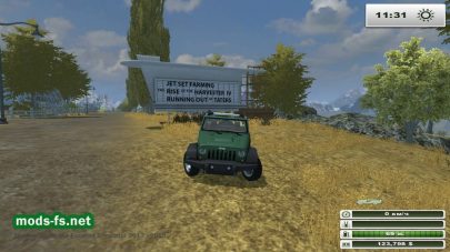 Мод автомобиля JEEP WRANGLER V 0.95 ALPHA