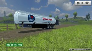 Цистерна для перевозки молока в игре Farming Simulator 2013