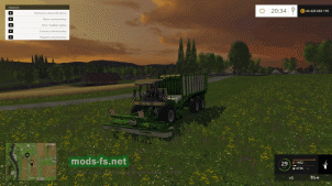 Мод косилки для Farming Simulator 2015