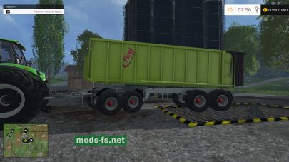 Мод прицепа Fliegl 4axle Rear Tipper