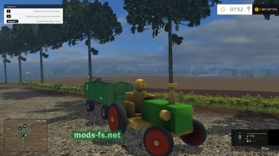 Мод Wood Tractor for Noob Scorpiox