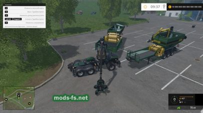 Мод погрузчика деревьев в Farming Simulator 2015