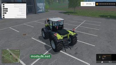 Большой трактор CLAAS Xerion 4500