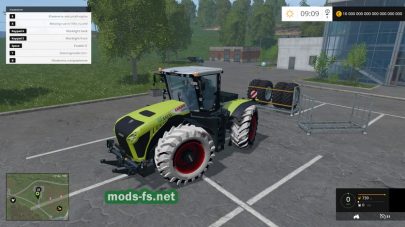 Скриншот мода: claas xerion