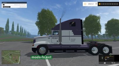 Мод тягача Freightliner FLD