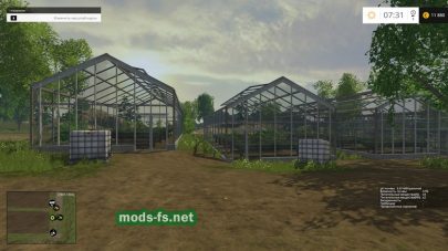 Карта с теплицами для Farming Simulator 2015