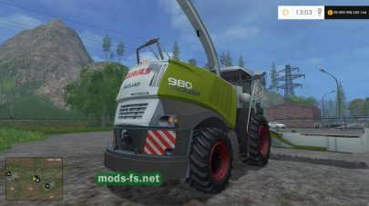 Комбайн для уборки кукурузы в FS 2015