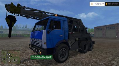 Мод крана КамАЗ для Farming Simulator 2015