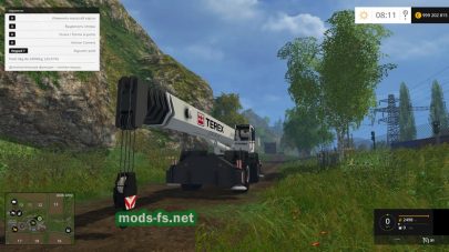 Мод TEREX RT130 для Farming Simulator 2015