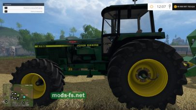 Трактор JOHN DEERE 4755 для игры FS 2015