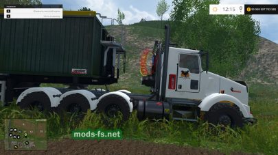 Большой грузовик Kenworth T800 для FS 2015