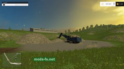 Карьер гравия в Farming Simulator 2015