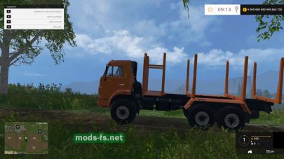 КамАЗ-44118 для перевозки леса в Farming Simulator 2015