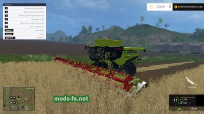 Мод большого комбайна для Farming Simulator 2015