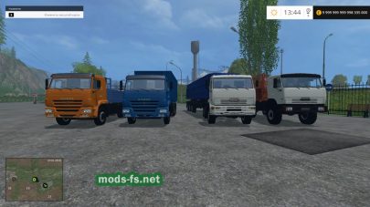 Мод пак грузовиков КамАЗ для Farming Simulator 2015