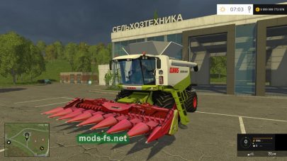 CLASS LEXION 600 для Farming Simulator 2015