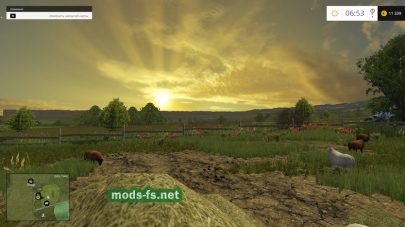 Овцы в Farming Simulator 2015