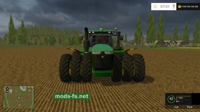 Мод трактора JOHN DEERE 9620R TRIPLES