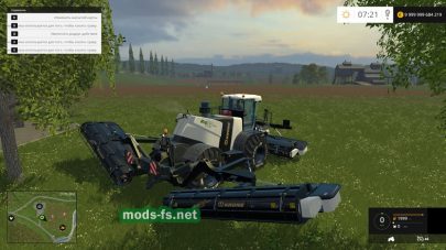 Мод KRONE BIG M500 для Farming Simulator 2015