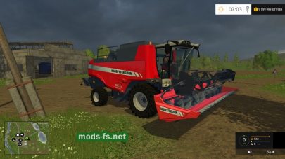 Комбайн Massey Ferguson 7360PLI для Farming Simulator 2015