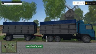 МАЗ 630308 с прицепом для Farming Simulator 2015