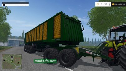Большой прицеп-фура MBJ Chopped Semitrailers для Farming Simulator 2015