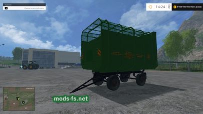 2ПТС 4.5: прицеп для перевозки соломы в FS 2015