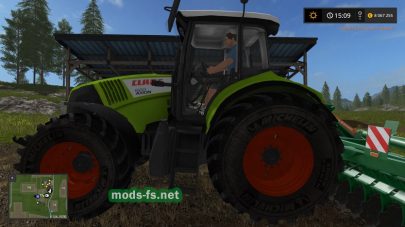 Трактор CLAAS AXION для Farming Simulator 2017