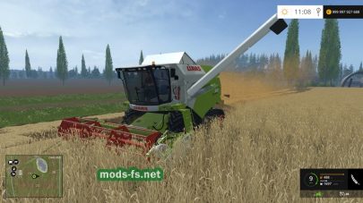 зерноуборочный комбайн Claas Tucano 320 для Farming Simulator 2015