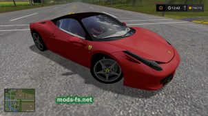 Ferrari 458 в игре Фермер Симулятор 2017