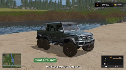 Скриншот мода Mercedes Benz G 65 AMG с игры Фермер Симулятор 2017
