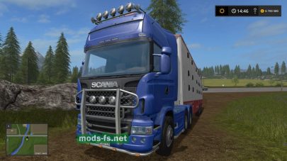 Мод фуры Scania для Farming Simulator 2017