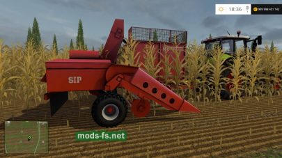 Мод комбайна для уборки кукурузы в Farming Simulator 2015