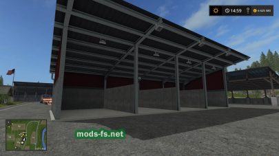 Мод гаража с освещением для Farming Simulator 2017