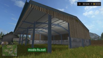 Мод гаража для техники в Farming Simulator 2017