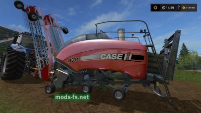 Caseih Lb334 Nadal R90 Baler + Raker для Farming Simulator 2017