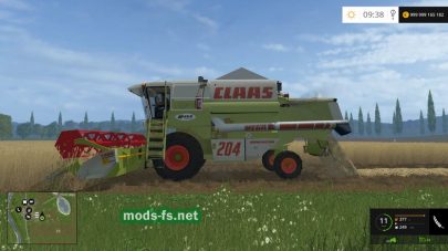 Мод комбайна CLAAS MEGA 204