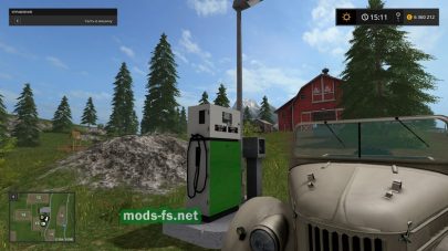 Мод объекта «Fuel station» для Farming Simulator 2017