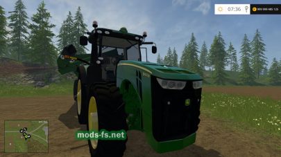 Мод JOHN DEERE 8400R для Farming Simulator 2015