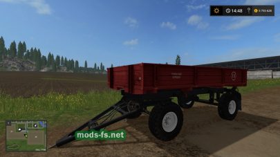 Прицеп для трактора в игре Фермер Симулятор 2017