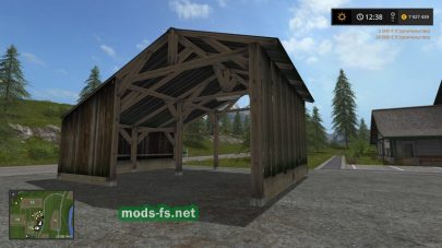 Мод Old Shed With Light Placeable для FS 2017