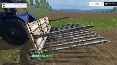 Мод на грабли для игры Farming Simulator 2015