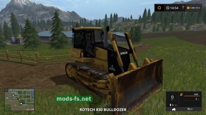 Бульдозер Rotech 830 Bulldozer для FS 2017