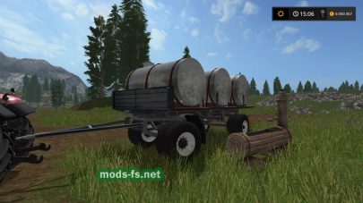 Моды бочек для молока и воды в Farming Simulator 2017