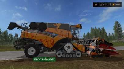 New Holland Cr1090 для Farming Simulator 2017