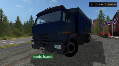 Мод грузовика Камаз-65221 для Farming Simulator 2017