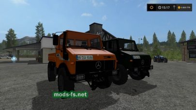 Грузовики Mercedes Unimog 1600 4 Variants для FS 2017