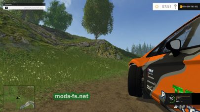 Ford Fiesta Wrc Race v1 для Farming Simulator 2015