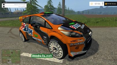 Мод спортивного автомобиля Ford Fiesta Wrc Race