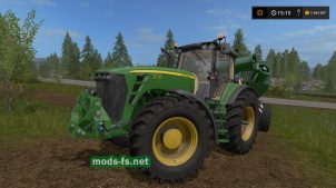 "JOHN DEERE 8530" v2.1 для Farming Simulator 2017